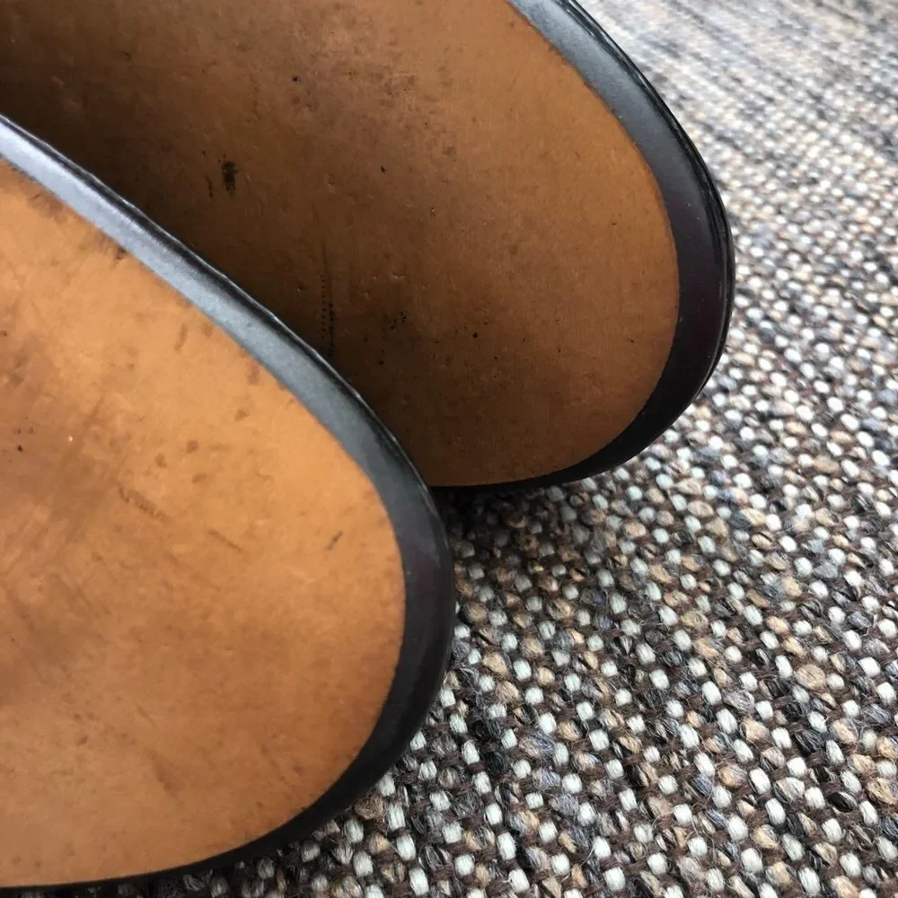 Etienne Aigner Ville Heels Laser Cut Leather 9.5